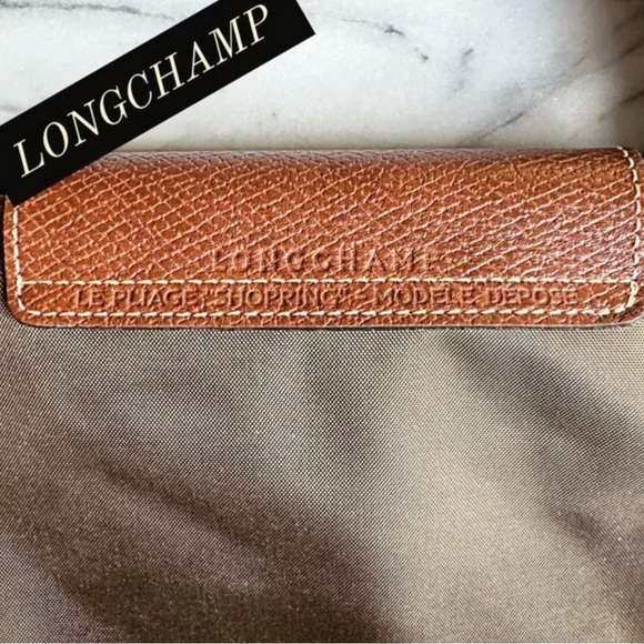 Longchamp • Le Pliage Shopping - Modele Depose Tote Bag • Dark Olive Green EUC - Picture 9 of 9